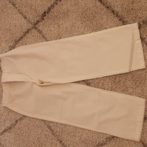 NWOT jcrew off white ankle straight leg denim 28